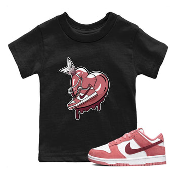 Dunk Valentines Day shirt to match jordans Mad In Love sneaker tees Dunk Valentines Day SNRT Sneaker Tees Youth Kid's Baby Shirt Black 1 T-Shirt