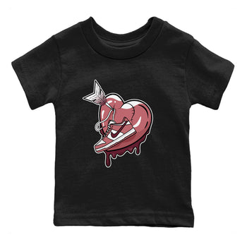 Dunk Valentines Day shirt to match jordans Mad In Love sneaker tees Dunk Valentines Day SNRT Sneaker Tees Youth Kid's Baby Shirt Black 2 T-Shirt