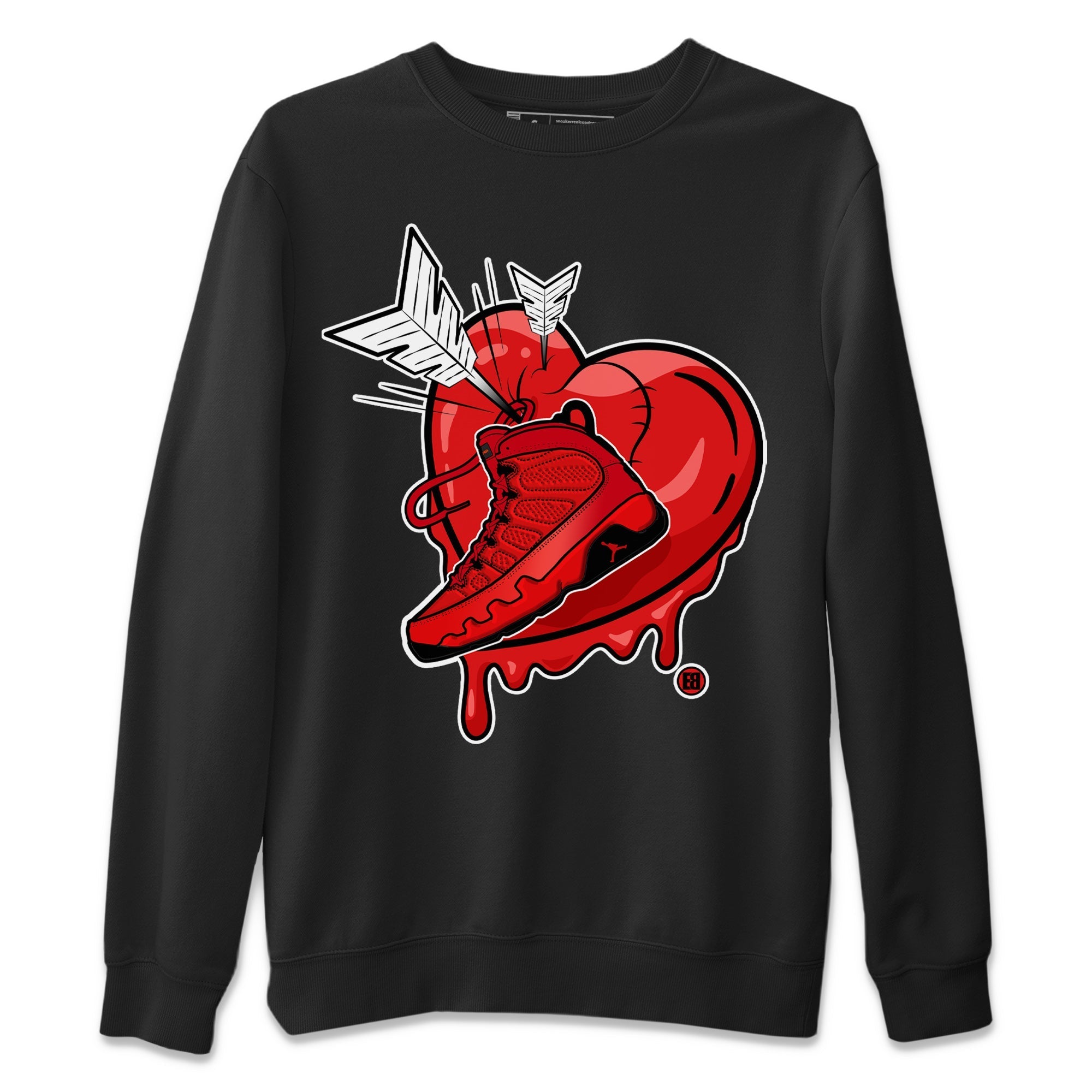 Jordan 9 Chile Red Sneaker Match Tees Mad In Love Sneaker Tees Jordan 9 Chile Red Sneaker Release Tees Unisex Shirts