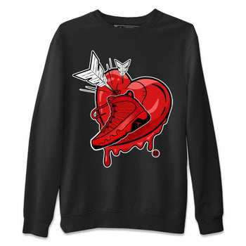 Jordan 9 Chile Red Sneaker Match Tees Mad In Love Sneaker Tees Jordan 9 Chile Red Sneaker Release Tees Unisex Shirts