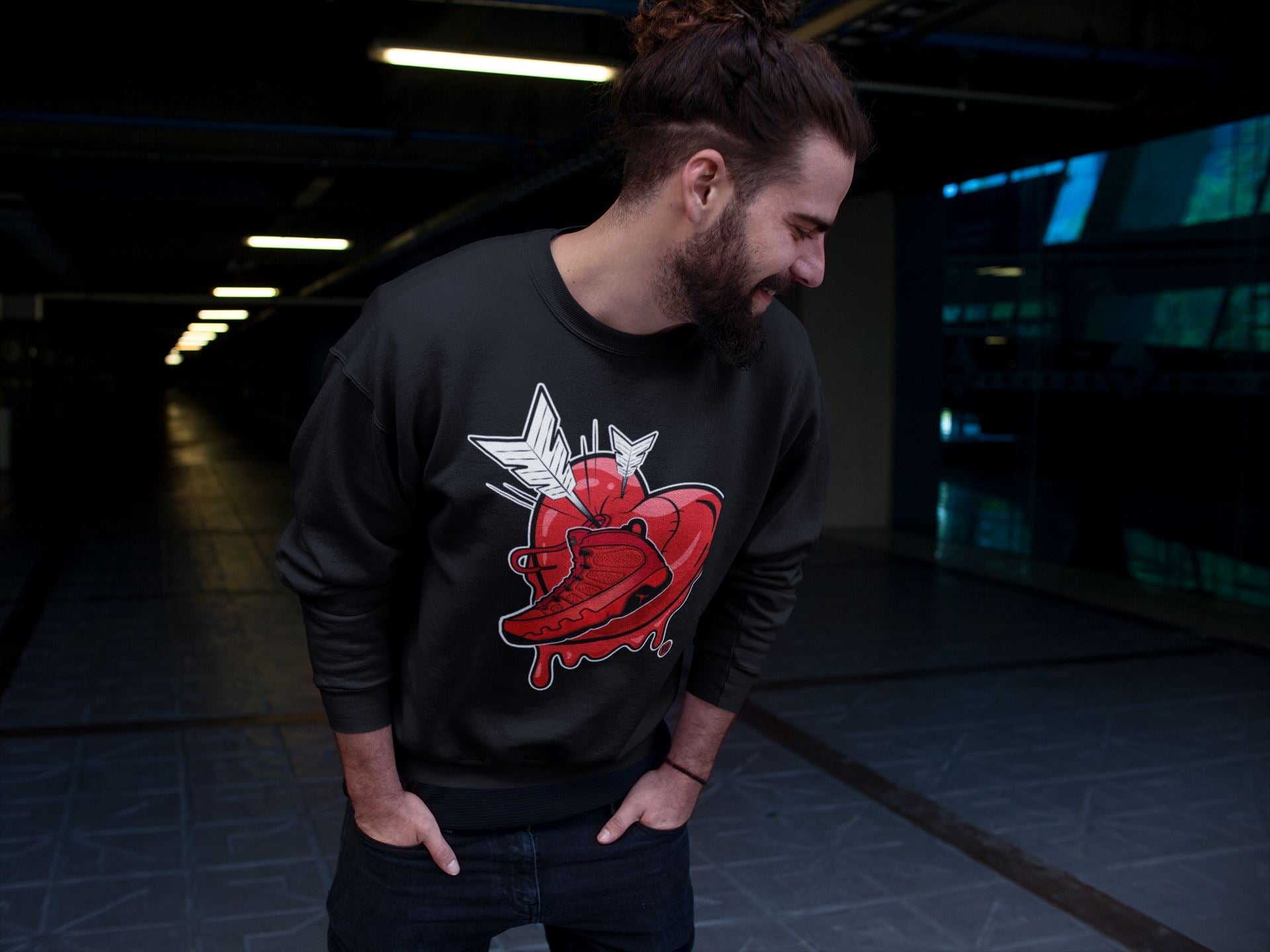 Jordan 9 Chile Red Sneaker Match Tees Mad In Love Sneaker Tees Jordan 9 Chile Red Sneaker Release Tees Unisex Shirts