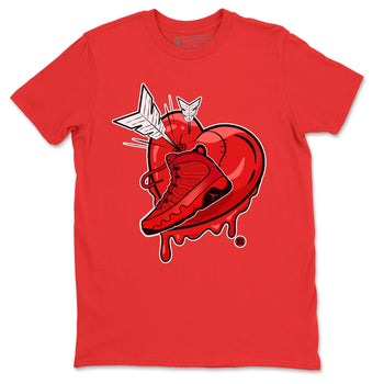 Jordan 9 Chile Red Sneaker Match Tees Mad In Love Sneaker Tees Jordan 9 Chile Red Sneaker Release Tees Unisex Shirts