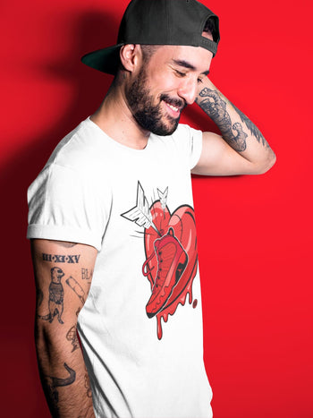 Jordan 9 Chile Red Sneaker Match Tees Mad In Love Sneaker Tees Jordan 9 Chile Red Sneaker Release Tees Unisex Shirts
