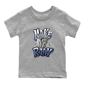 3s Midnight Navy shirt to match jordans Make It Rain sneaker tees Air Jordan 3 Midnight Navy SNRT sneaker release tees baby toddler Heather Grey 2 cotton Shirt