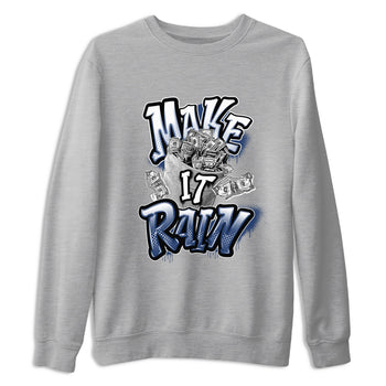 3s Midnight Navy shirt to match jordans Make It Rain sneaker tees Air Jordan 3 Midnight Navy SNRT Sneaker Release Tees unisex cotton Heather Grey 2 crew neck shirt