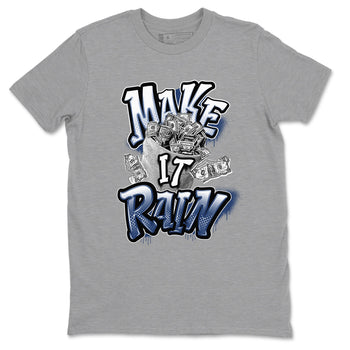 3s Midnight Navy shirt to match jordans Make It Rain sneaker tees Air Jordan 3 Midnight Navy SNRT Sneaker Release Tees unisex cotton Heather Grey 2 crew neck shirt