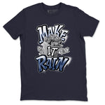 3s Midnight Navy shirt to match jordans Make It Rain sneaker tees Air Jordan 3 Midnight Navy SNRT Sneaker Release Tees unisex cotton Navy 2 crew neck shirt