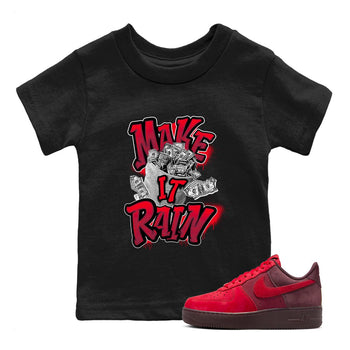 Air Force 1 Layers of Love shirt to match jordans Make It Rain Money sneaker tees af1 Layers of Love SNRT sneaker release tees baby toddler Black 1 cotton Shirt