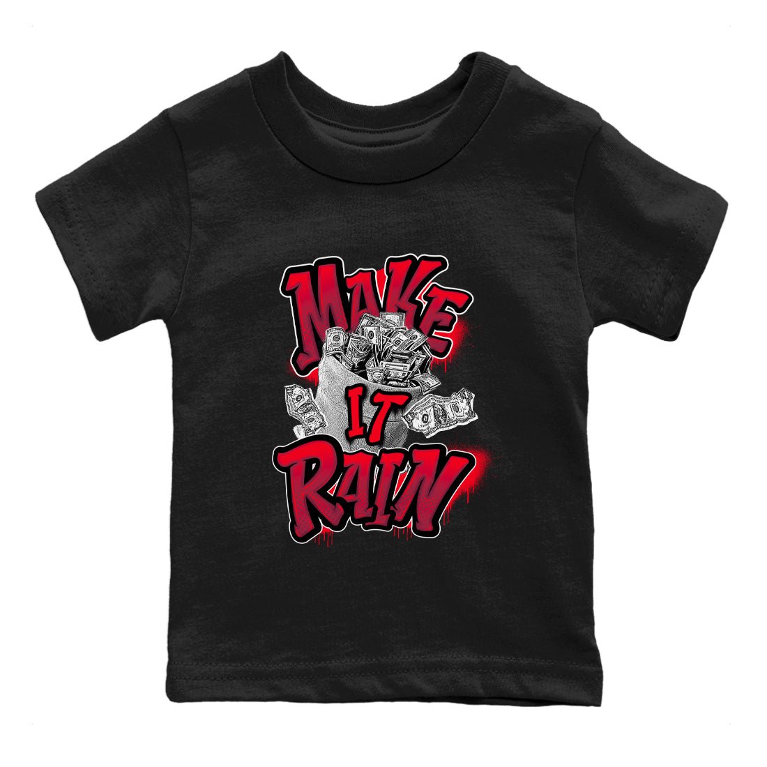 Air Force 1 Layers of Love shirt to match jordans Make It Rain Money sneaker tees af1 Layers of Love SNRT sneaker release tees baby toddler Black 2 cotton Shirt