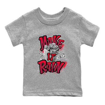 Air Force 1 Layers of Love shirt to match jordans Make It Rain Money sneaker tees af1 Layers of Love SNRT sneaker release tees baby toddler Heather Grey 2 cotton Shirt