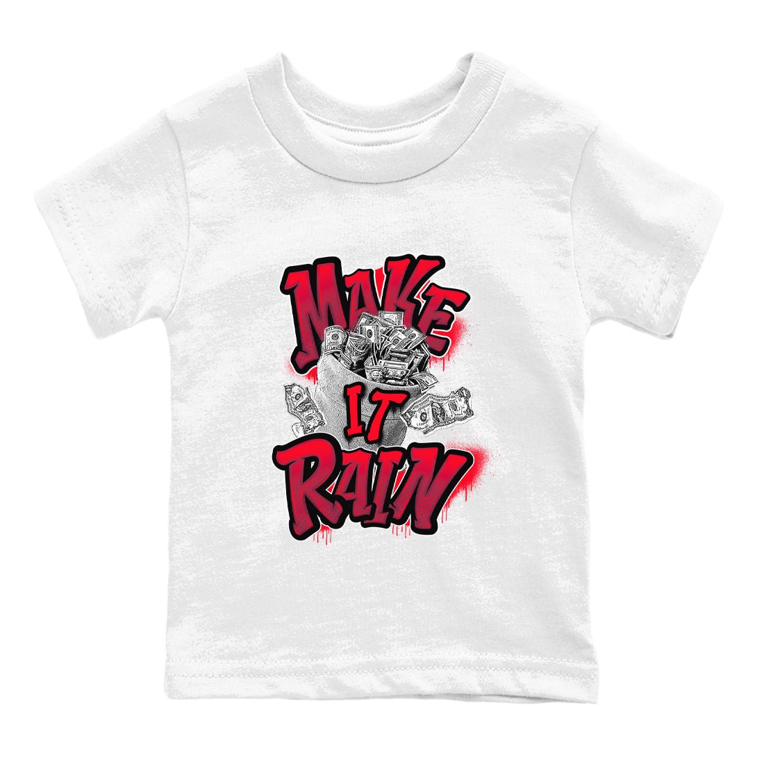 Air Force 1 Layers of Love shirt to match jordans Make It Rain Money sneaker tees af1 Layers of Love SNRT sneaker release tees baby toddler White 2 cotton Shirt