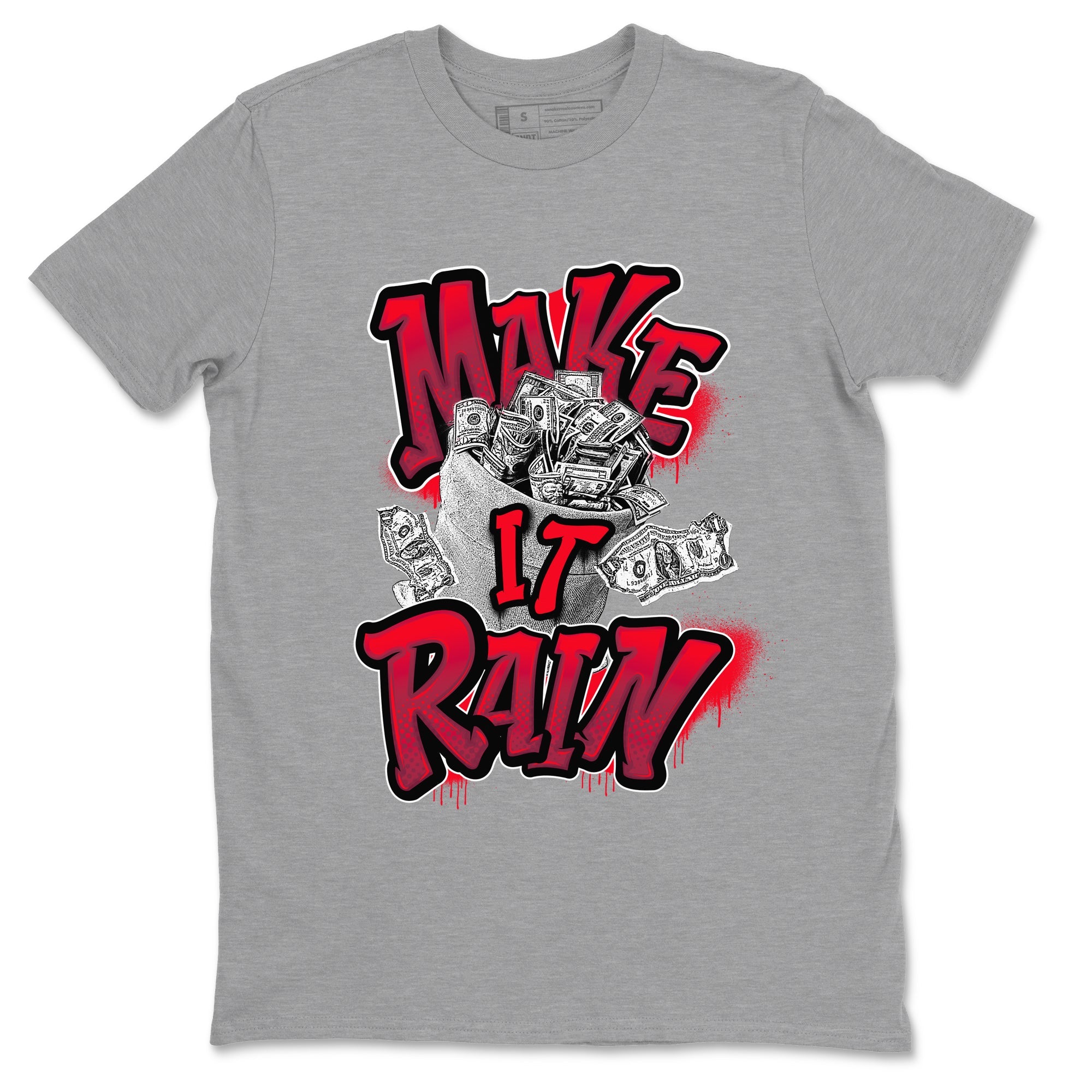 Air Force 1 Layers of Love shirt to match jordans Make It Rain Money sneaker tees af1 Layers of Love SNRT Sneaker Release Tees unisex cotton Heather Grey 2 crew neck shirt
