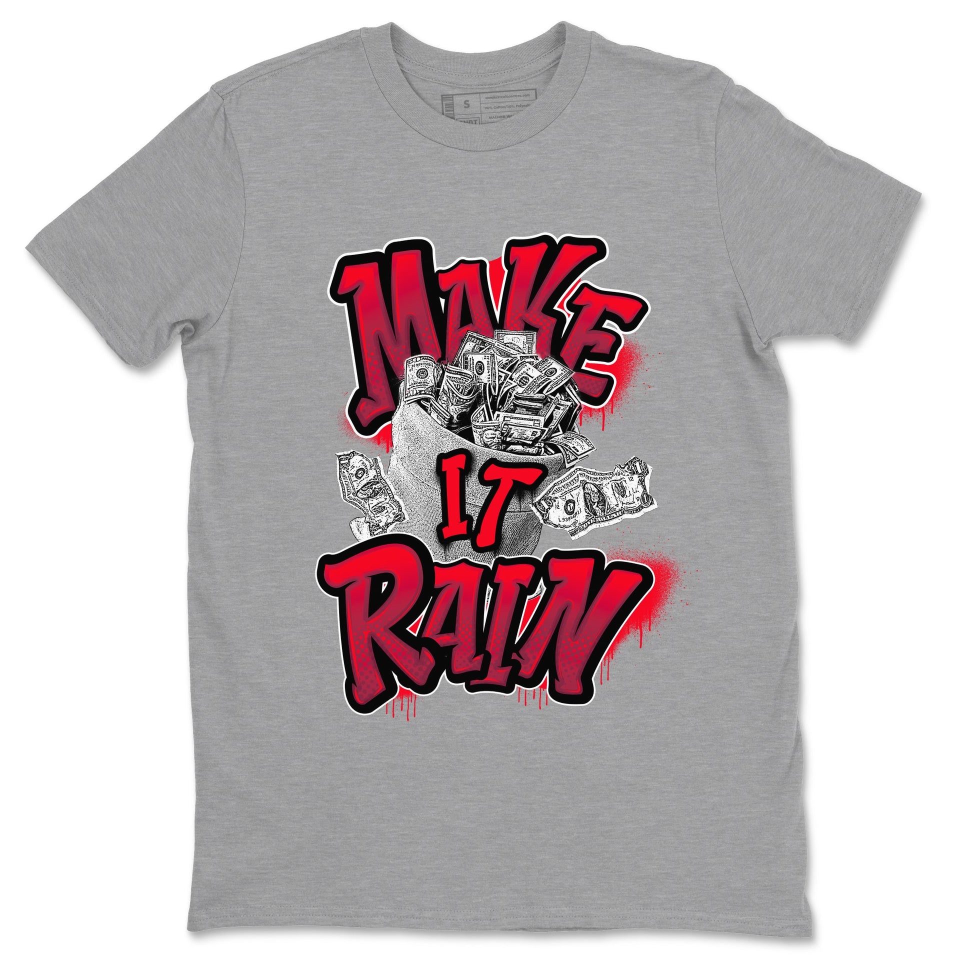 Air Force 1 Layers of Love shirt to match jordans Make It Rain Money sneaker tees af1 Layers of Love SNRT Sneaker Release Tees unisex cotton Heather Grey 2 crew neck shirt