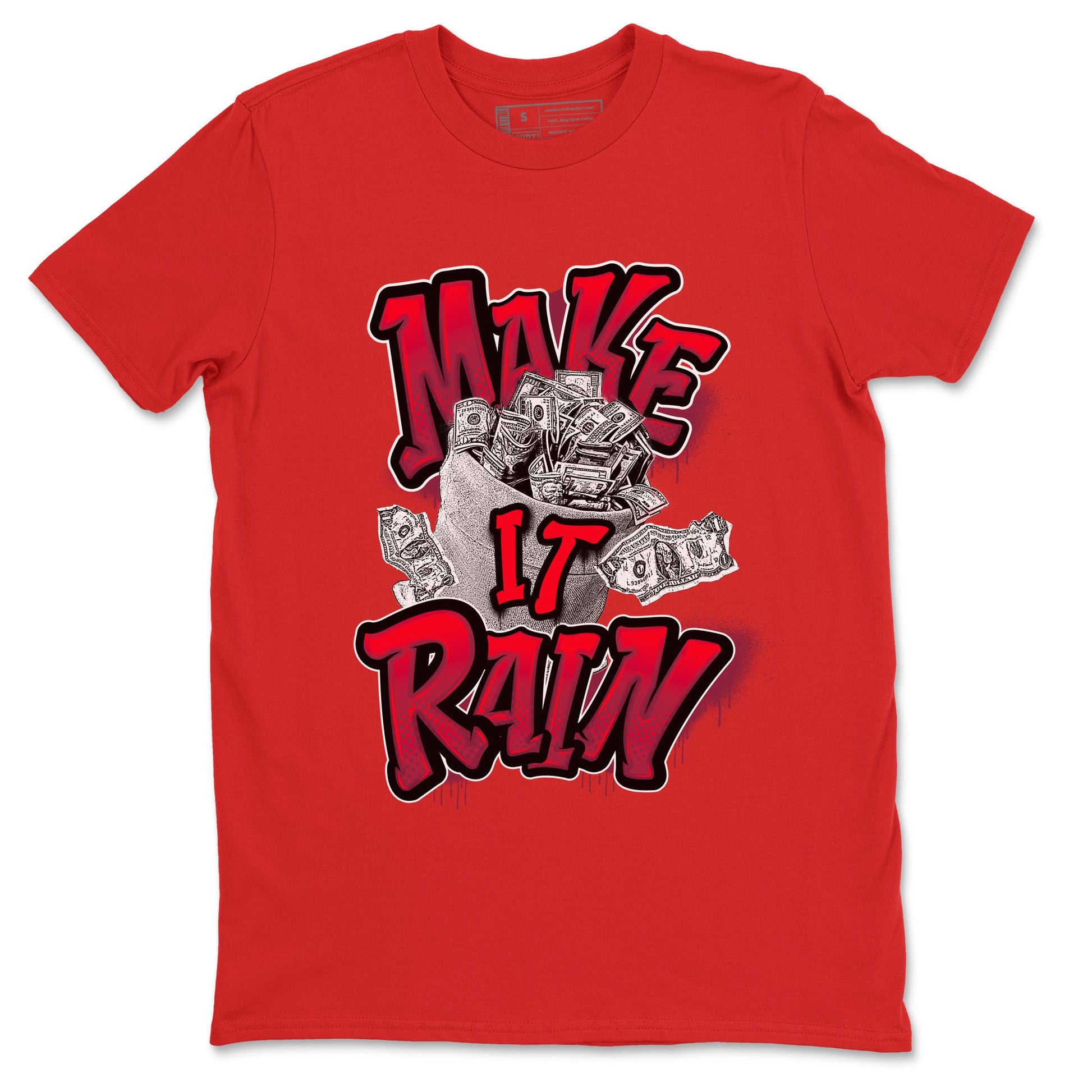 Air Force 1 Layers of Love shirt to match jordans Make It Rain Money sneaker tees af1 Layers of Love SNRT Sneaker Release Tees unisex cotton Red 2 crew neck shirt