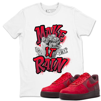 Air Force 1 Layers of Love shirt to match jordans Make It Rain Money sneaker tees af1 Layers of Love SNRT Sneaker Release Tees unisex cotton White 1 crew neck shirt