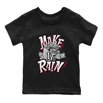 Air Jordan 1 Metalic Burgundy shirt to match jordans Make It Rain Money sneaker tees AJ1 Metalic Burgundy SNRT sneaker release tees baby toddler Black 2 cotton Shirt