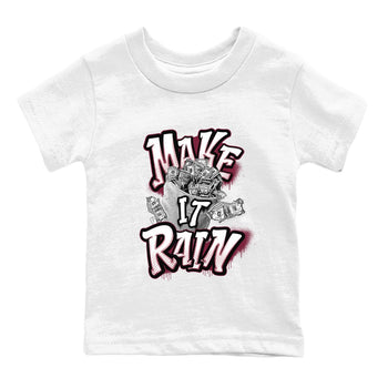 Air Jordan 1 Metalic Burgundy shirt to match jordans Make It Rain Money sneaker tees AJ1 Metalic Burgundy SNRT sneaker release tees baby toddler White 2 cotton Shirt