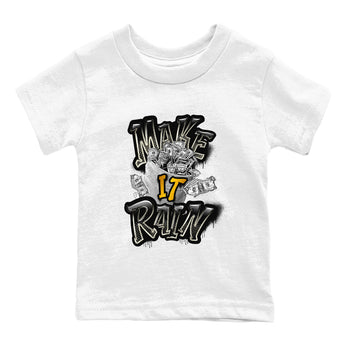 Air Jordan 11 Gratitude shirt to match jordans Make It Rain Money sneaker tees AJ11 Gratitude SNRT sneaker release tees baby toddler White 2 cotton Shirt