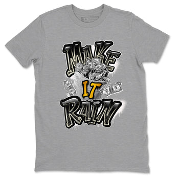 Air Jordan 11 Gratitude shirt to match jordans Make It Rain Money sneaker tees AJ11 Gratitude SNRT Sneaker Release Tees unisex cotton Heather Grey 2 crew neck shirt
