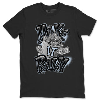 Air Jordan 11 Space shirt to match jordans Make It Rain Money sneaker tees AJ11 Black and Varsity Royal SNRT Sneaker Release Tees unisex cotton Black 2 crew neck shirt