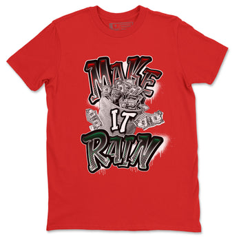 Air Jordan 2 Christmas shirt to match jordans Make It Rain Money sneaker tees AJ2 Christmas SNRT Sneaker Release Tees unisex cotton Red 2 crew neck shirt