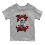 Air Jordan 4 Bred Reimagined shirt to match jordans Make It Rain Money sneaker tees AJ4 Bred Reimagined SNRT sneaker release tees baby toddler Heather Grey 2 cotton Shirt