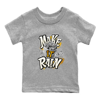 4s Sail shirt to match jordans Make It Rain Money sneaker tees Air Jordan 4 Sail SNRT sneaker release tees baby toddler Heather Grey 2 cotton Shirt