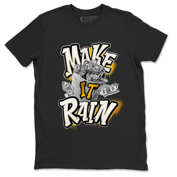 4s Sail shirt to match jordans Make It Rain Money sneaker tees Air Jordan 4 Sail SNRT Sneaker Release Tees unisex cotton Black 2 crew neck shirt