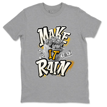4s Sail shirt to match jordans Make It Rain Money sneaker tees Air Jordan 4 Sail SNRT Sneaker Release Tees unisex cotton Heather Grey 2 crew neck shirt