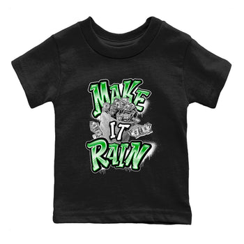 Air Jordan 5 Lucky Green shirt to match jordans Make It Rain Money sneaker tees AJ5 Lucky Green SNRT sneaker release tees baby toddler Black 2 cotton Shirt