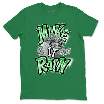 Air Jordan 5 Lucky Green shirt to match jordans Make It Rain Money sneaker tees AJ5 Lucky Green SNRT Sneaker Release Tees unisex cotton Kelly Green 2 crew neck shirt