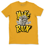 Air Jordan 6 Yellow Ochre shirt to match jordans Make It Rain Money sneaker tees AJ6 Yellow Ochre SNRT Sneaker Release Tees unisex cotton Gold 2 crew neck shirt