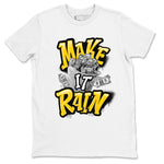 Air Jordan 6 Yellow Ochre shirt to match jordans Make It Rain Money sneaker tees AJ6 Yellow Ochre SNRT Sneaker Release Tees unisex cotton White 2 crew neck shirt