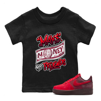 Air Force 1 Layers Of Love Valentine's Day shirt to match jordans Make Money Not Friends sneaker tees streetwear brand AF1 Layers Of Love SNRT sneaker release tees baby toddler Black 1 cotton Shirt