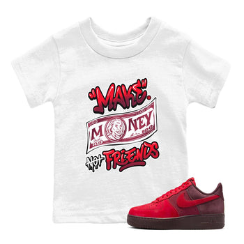 Air Force 1 Layers Of Love Valentine's Day shirt to match jordans Make Money Not Friends sneaker tees streetwear brand AF1 Layers Of Love SNRT sneaker release tees baby toddler White 1 cotton Shirt