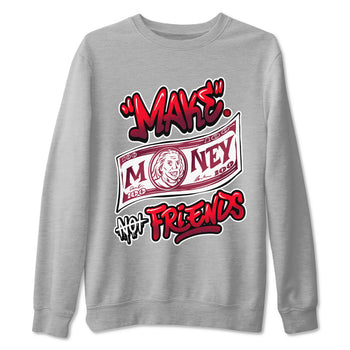 Air Force 1 Layers Of Love Valentine's Day shirt to match jordans Make Money Not Friends sneaker tees streetwear brand AF1 Layers Of Love SNRT Sneaker Release Tees unisex cotton Heather Grey 2 crew neck shirt