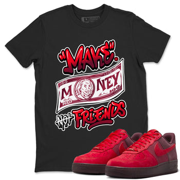 Air Force 1 Layers Of Love Valentine's Day shirt to match jordans Make Money Not Friends sneaker tees streetwear brand AF1 Layers Of Love SNRT Sneaker Release Tees unisex cotton Black 1 crew neck shirt