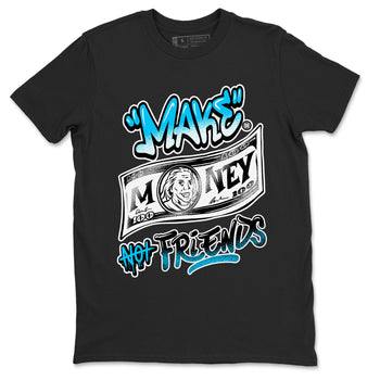 AJ9 Powder Blue shirt to match jordans Make Money Not Friends sneaker tees streetwear brand Air Jordan 9 Powder Blue SNRT Sneaker Release Tees unisex cotton Black 2 crew neck shirt