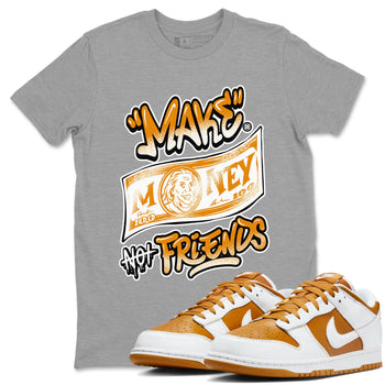 Dunk Dark Curry shirt to match jordans Make Money Not Friends sneaker tees streetwear brand Dunk Dark Curry SNRT Sneaker Release Tees unisex cotton Heather Grey 1 crew neck shirt