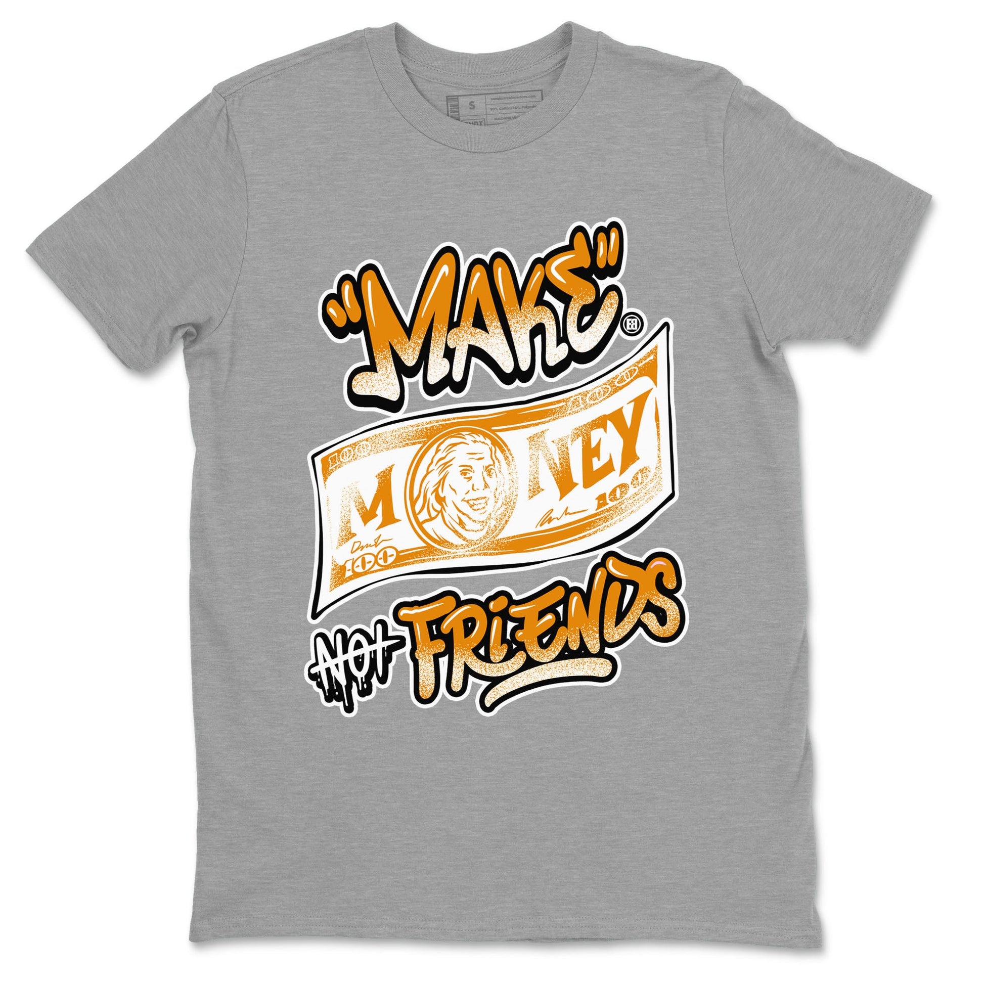 Dunk Dark Curry shirt to match jordans Make Money Not Friends sneaker tees streetwear brand Dunk Dark Curry SNRT Sneaker Release Tees unisex cotton Heather Grey 2 crew neck shirt