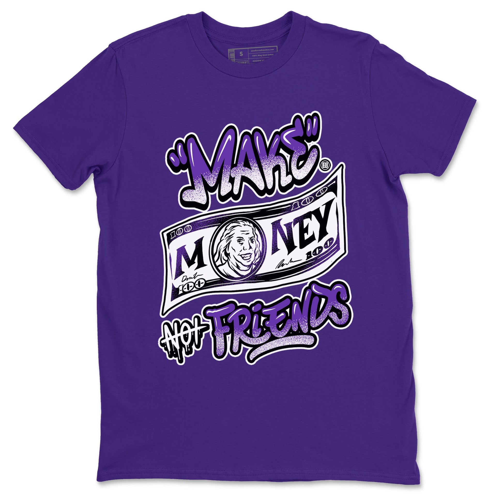 Nike SB Dunk Low Court Purple Shirt To Match Jordans Make Money Not Friends Streetwear Fashion Dunk Low Court Purple SNRT Sneaker Release Tees unisex cotton Purple 2 crew neck shirt