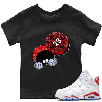 Jordan 6 Red Velvet Cookies Sneaker Match Tees Manhole Cover Cookie Sneaker Tees Jordan 6 Red Velvet Cookies Sneaker Release Tees Kids Shirts