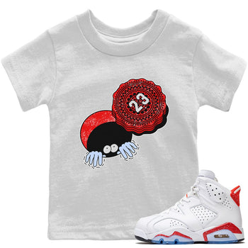 Jordan 6 Red Velvet Cookies Sneaker Match Tees Manhole Cover Cookie Sneaker Tees Jordan 6 Red Velvet Cookies Sneaker Release Tees Kids Shirts