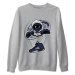 Air Jordan 5 Georgetown shirt to match jordans Marionette sneaker tees AJ5 Georgetown SNRT Sneaker Release Tees Unisex Heather Grey 2 T-Shirt