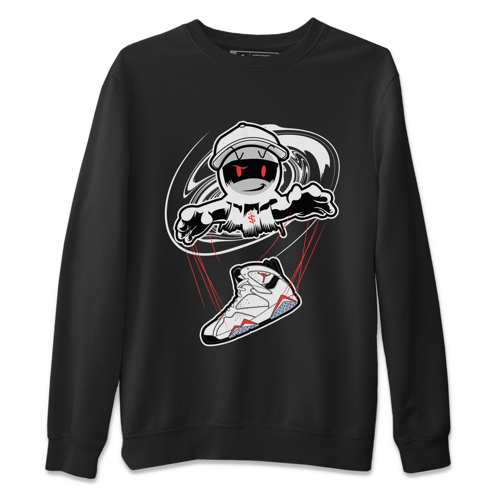Air Jordan 7 White Infrared shirt to match jordans Marionette sneaker tees AJ7 White Infrared SNRT Sneaker Release Tees Unisex Black 2 T-Shirt