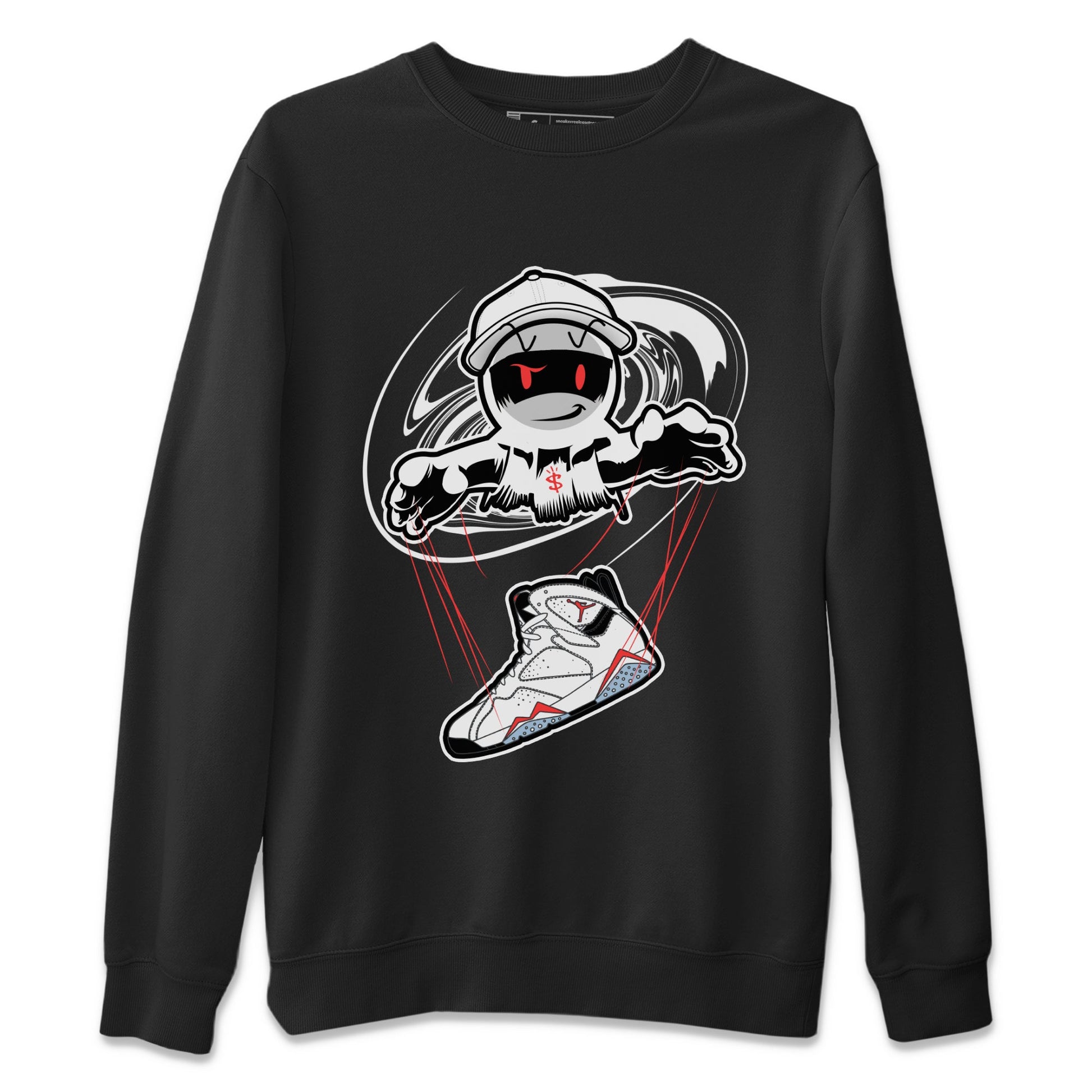 Air Jordan 7 White Infrared shirt to match jordans Marionette sneaker tees AJ7 White Infrared SNRT Sneaker Release Tees Unisex Black 2 T-Shirt