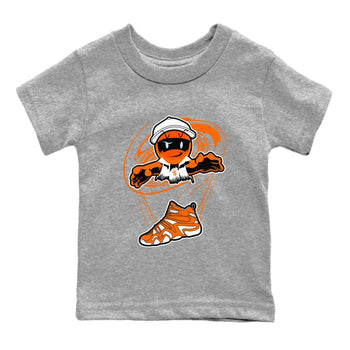 Crazy 8 Team Orange shirt to match jordans Marionette sneaker tees Adidas Crazy 8 Team Orange SNRT Sneaker Release Tees Baby Toddler Heather Grey 2 T-Shirt