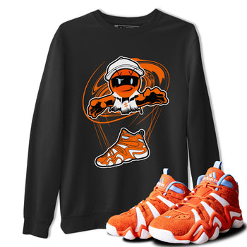 Crazy 8 Team Orange shirt to match jordans Marionette sneaker tees Adidas Crazy 8 Team Orange SNRT Sneaker Release Tees Unisex Black 1 T-Shirt