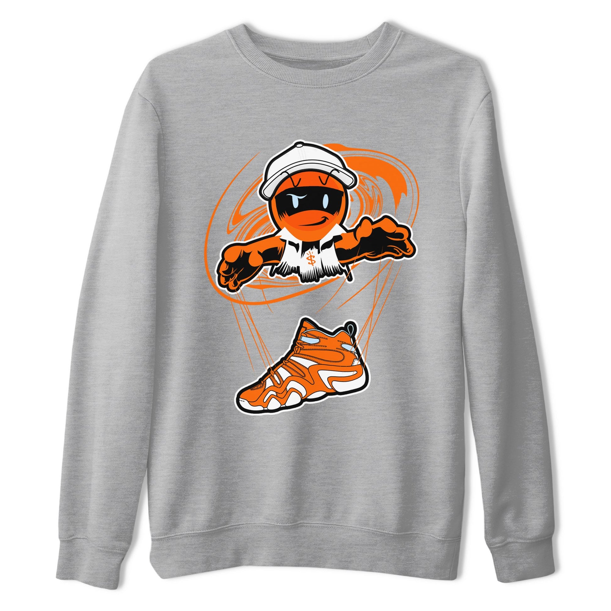 Crazy 8 Team Orange shirt to match jordans Marionette sneaker tees Adidas Crazy 8 Team Orange SNRT Sneaker Release Tees Unisex Heather Grey 2 T-Shirt