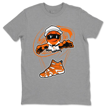 Crazy 8 Team Orange shirt to match jordans Marionette sneaker tees Adidas Crazy 8 Team Orange SNRT Sneaker Release Tees Unisex Heather Grey 2 T-Shirt